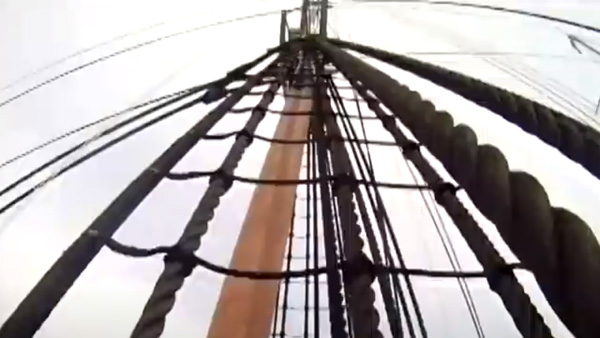 Climbing USS Constitutions Foremast video thumbnail